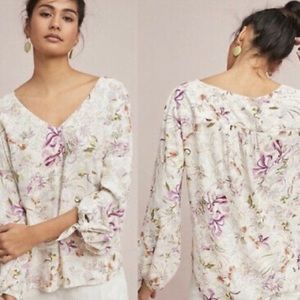 𝅺maeve for Anthropologie Pernile floral top